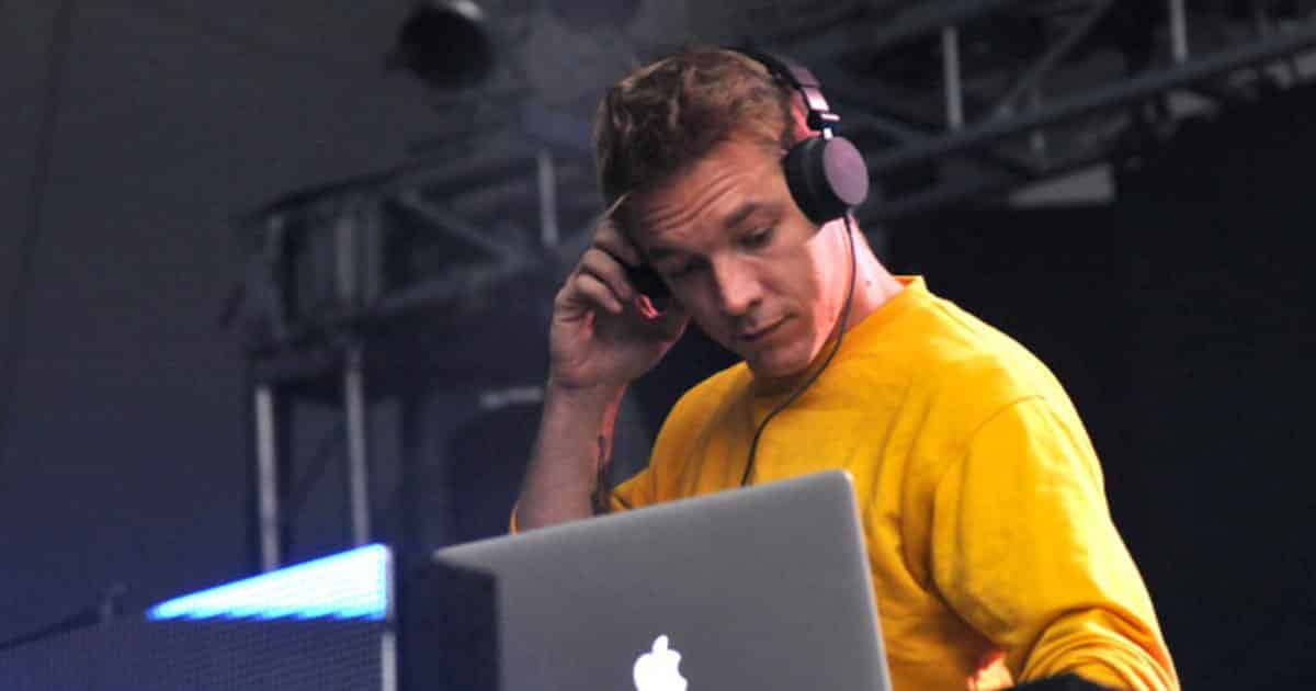 DJ/Producer Diplo performs during the Live 105 BFD at Shoreline Amphitheatre