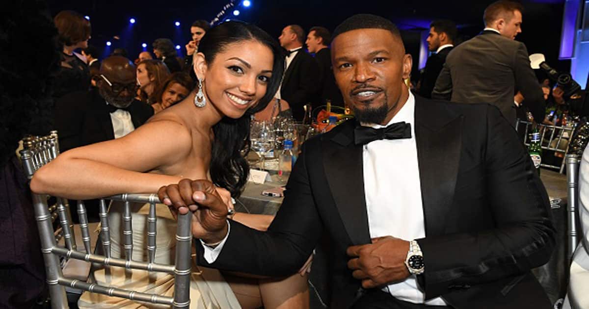 Jamie Foxx and his daughter Corinne Foxx during the 26th Annual Screen Actors Guild Awards show