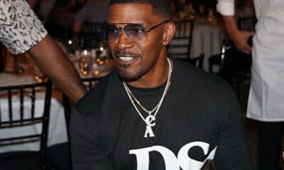 Jamie Foxx attends Day 4 of American Express Presents CARBONE Beach