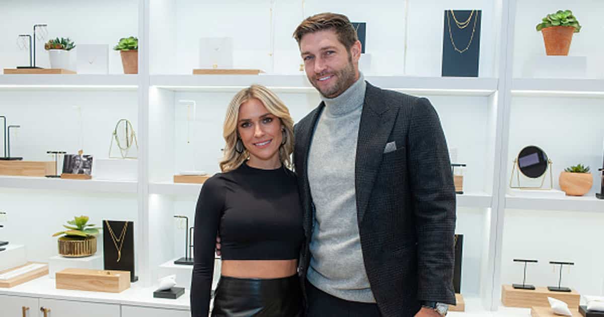Kristin Cavallari and Jay Cutler attend the Uncommon James VIP Grand Opening at Uncommon James