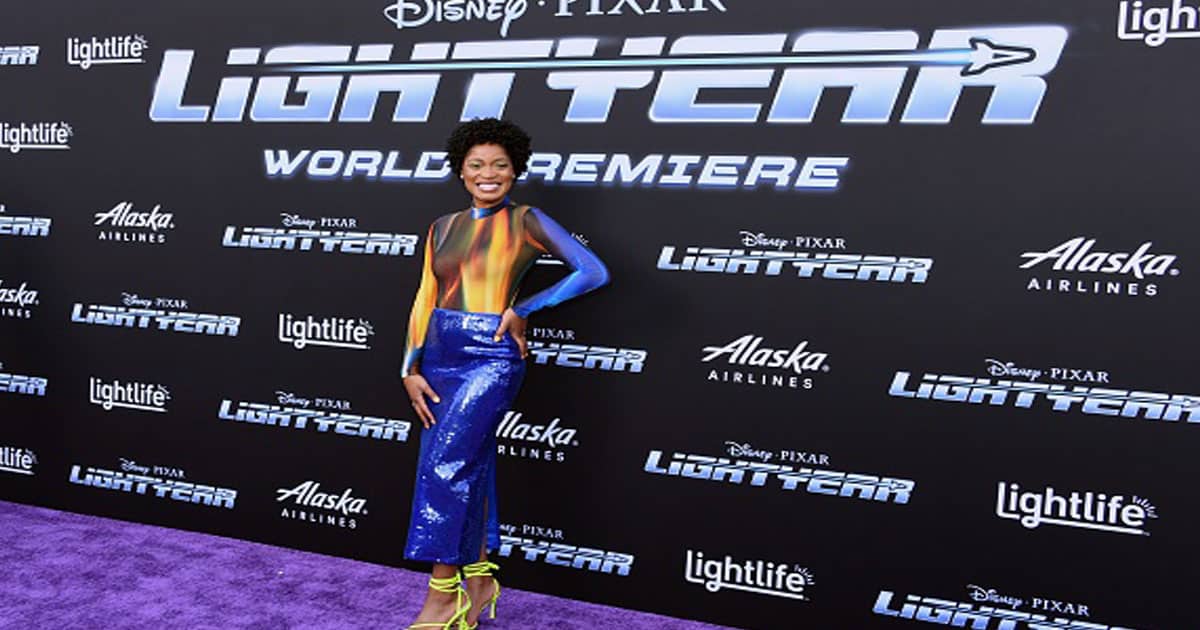Keke Palmer attends Disney And Pixar's "Lightyear" premiere at El Capitan Theatre