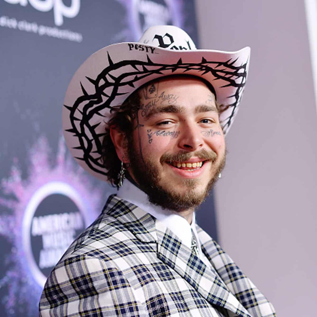 Post Malone attends the 2019 American Music Awards at Microsoft Theater