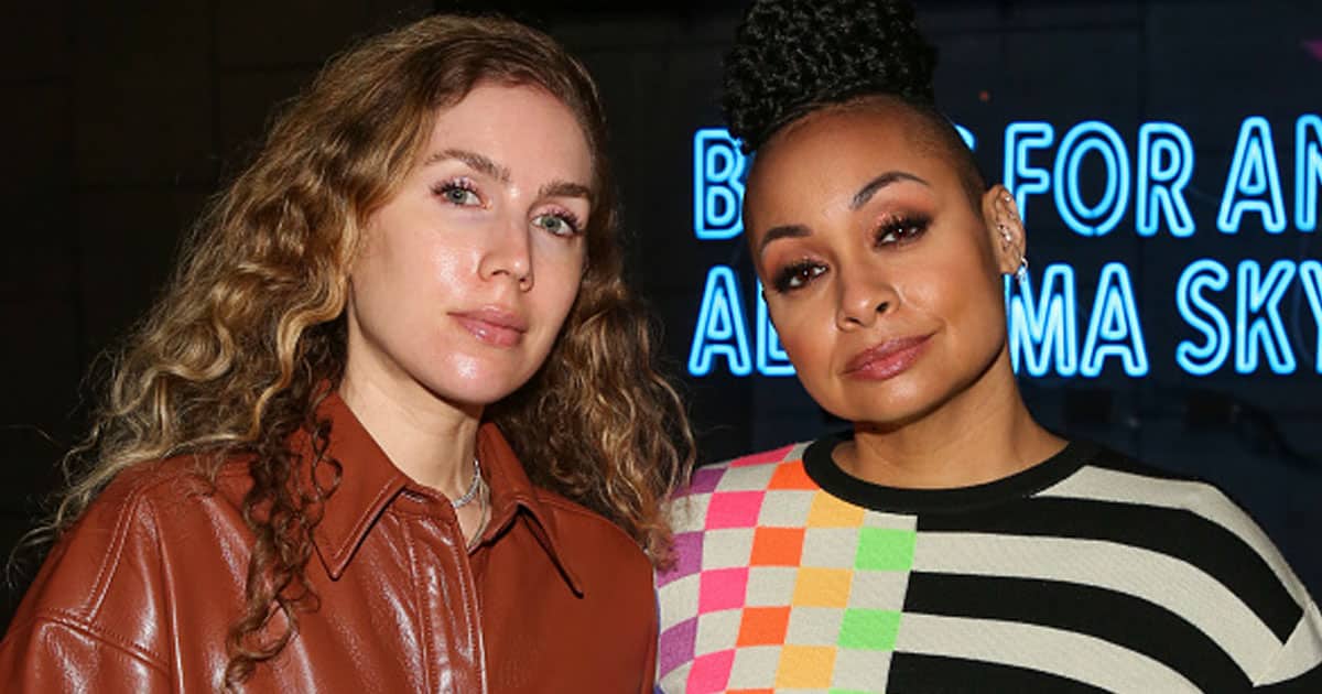  Miranda Maday (L) and Raven Symone (R) attend the opening night performance of "Blues For An Alabama Sky" 