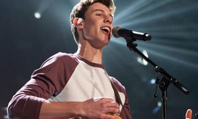 Shawn Mendes performs onstage during 103.5 KISS FM's Jingle Ball 2014