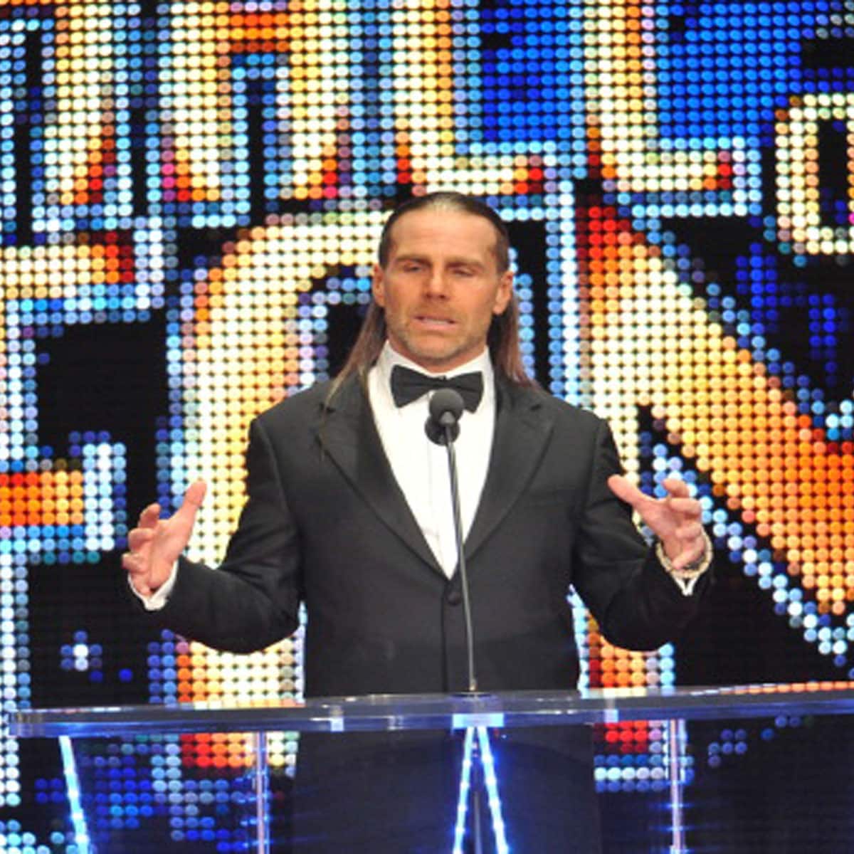 Shawn Michaels attends the 2011 WWE Hall Of Fame Induction Ceremony