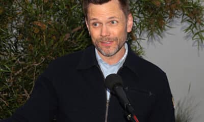 Joel McHale attends Vintage Hollywood in support of GO Campaign at The Park Santa Monica